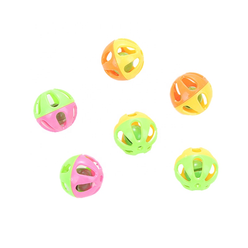 Factory Spot Wholesale Hollow Plastic Bell Ball Cat Toy Big Bell