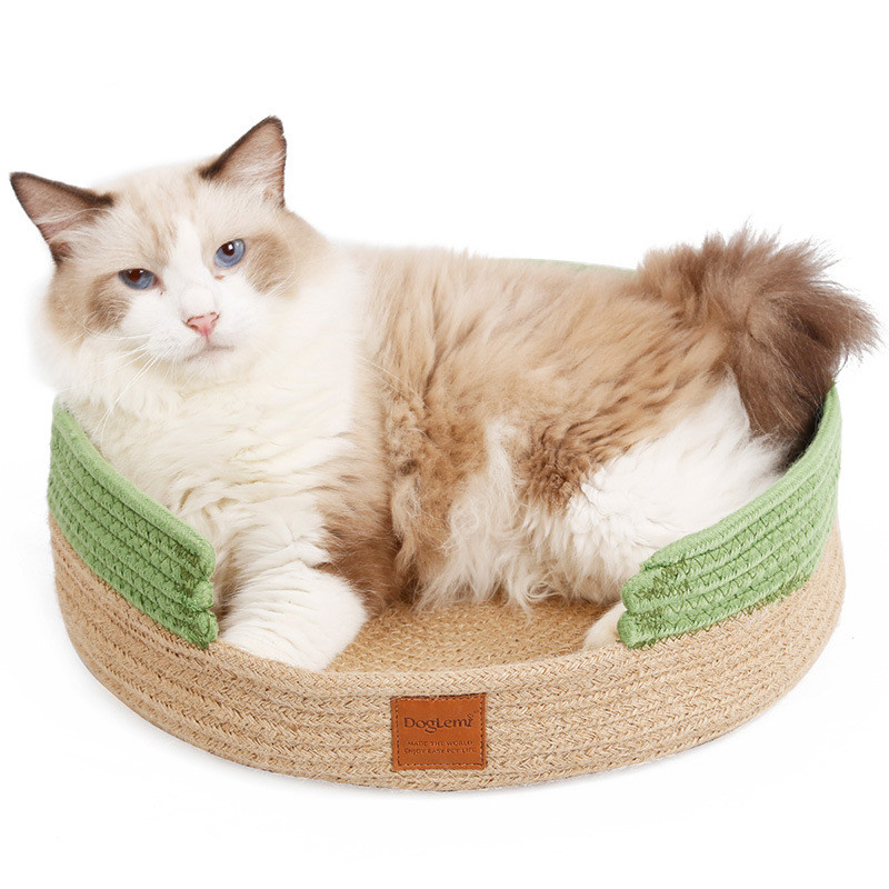Factory Direct Wholesale Pure Cotton Thread Woven Japanese Cool And Warm Cat Paw Pad Cat Toy