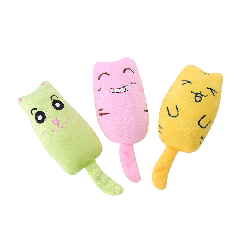 2020 New Arrival Cute Thumb-plush Toy With Catnip Anti-bite Molar Interaction