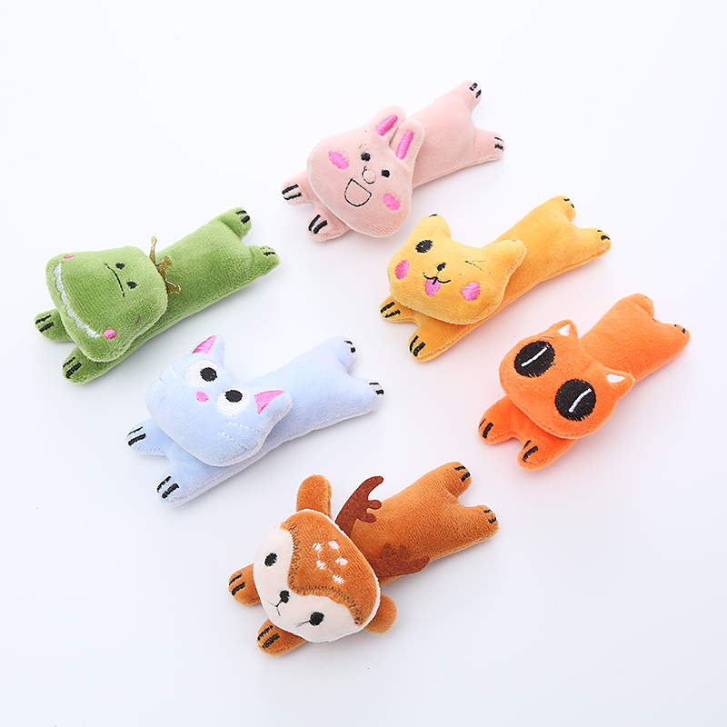 New Arrival Wholesale Interactive Animal Shaped Cute Plush Toy Catnip Cat Toy