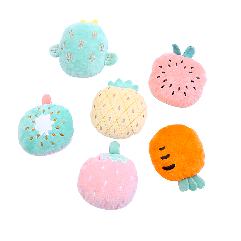 New Arrival Cat Toy Cute Fruit Shape Soft Plush Catnip Toy