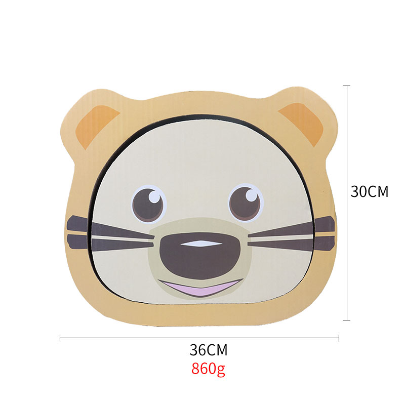 Best Selling Two-piece Set Cat Cardboard Scratchers Corrugated Paper Cat Toy