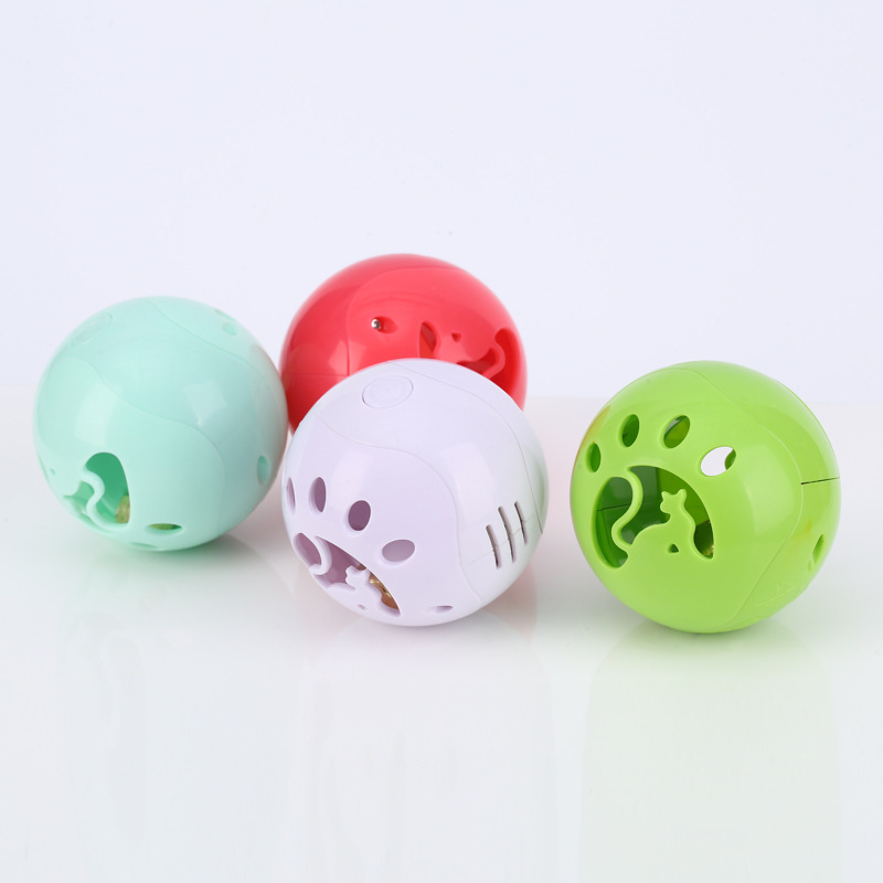 New Toy Ball Electric Rotating Cat Toy Teasing Cat Electronic Laser Purring Ball Cat Toy