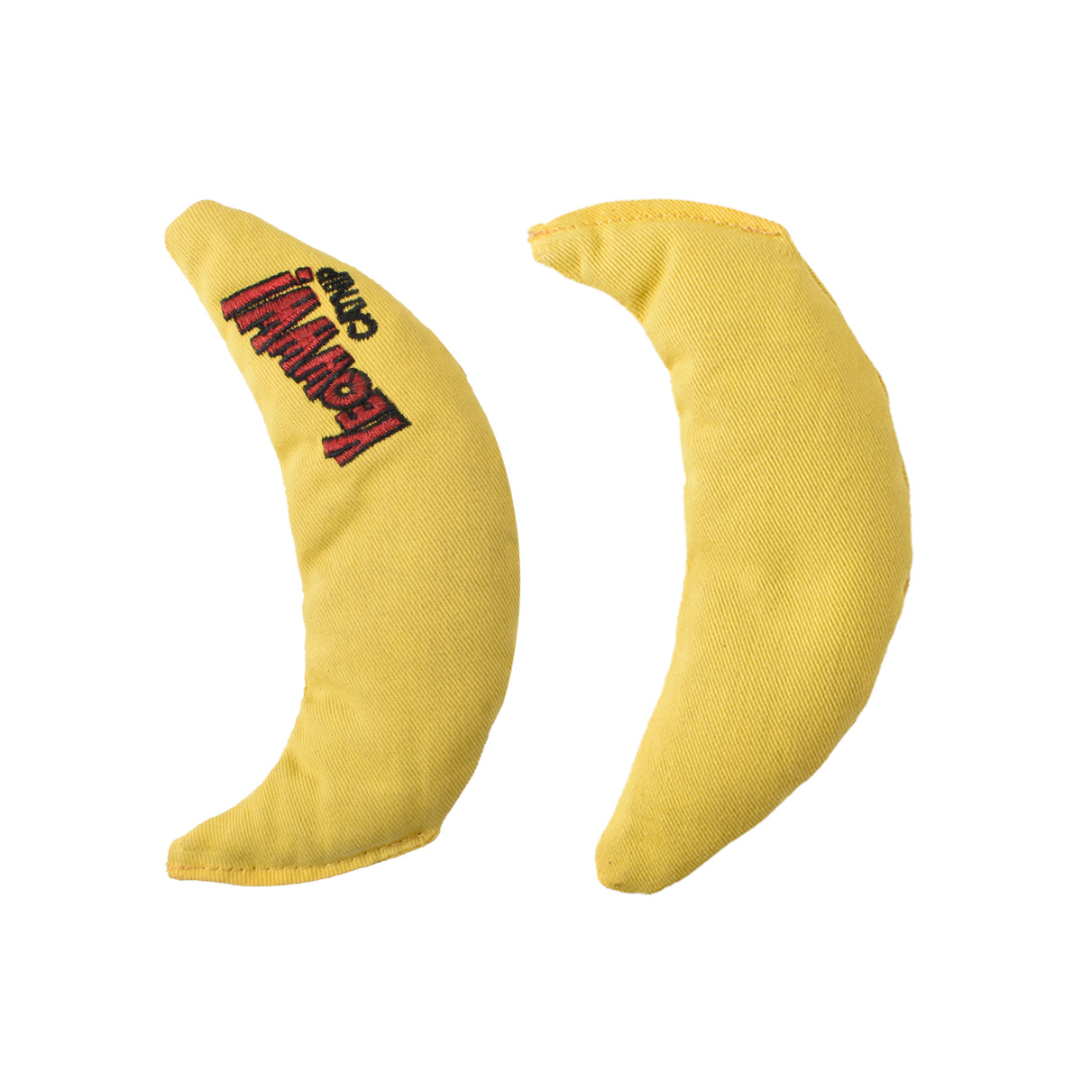 Factory Direct Canvas Banana Shape With Catnip Chewing Cat Toy