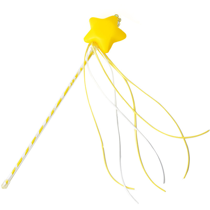 Hot Selling The Star Tassel Cat Teaser With The Bell Cat Toy
