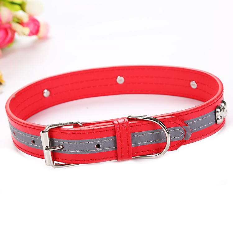 Reflective Dog Puppy Cat Kitty Neck Collar Adjustable Colorful Three Size Pet Collar