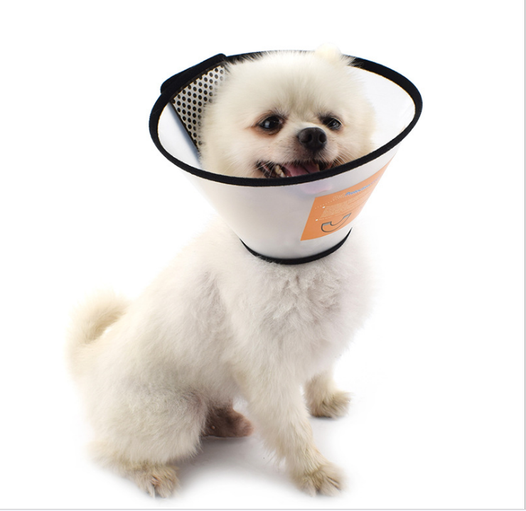 Adjustable Anti Bite Pet Recovery Cone Collar Elizabethan Collar For Pet Dogs Cats