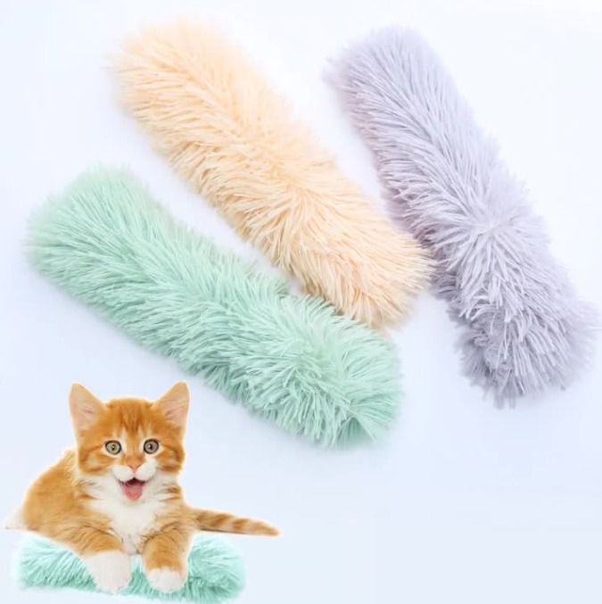 New Arrival In Stock Soft Plush Catnip Cat Toy With Crinkle Paper