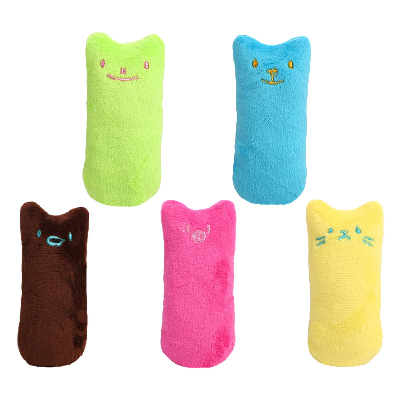 Pet Supplies Cat Bite Resistant Plush Toys Catnip Thumb Toy Cat Toys