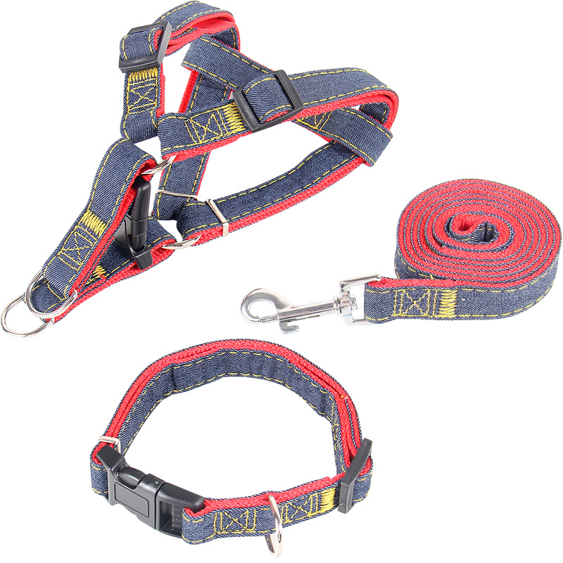 In Stock Eco Friendly Hot Selling Multicolor Dog Leash And Harness Set