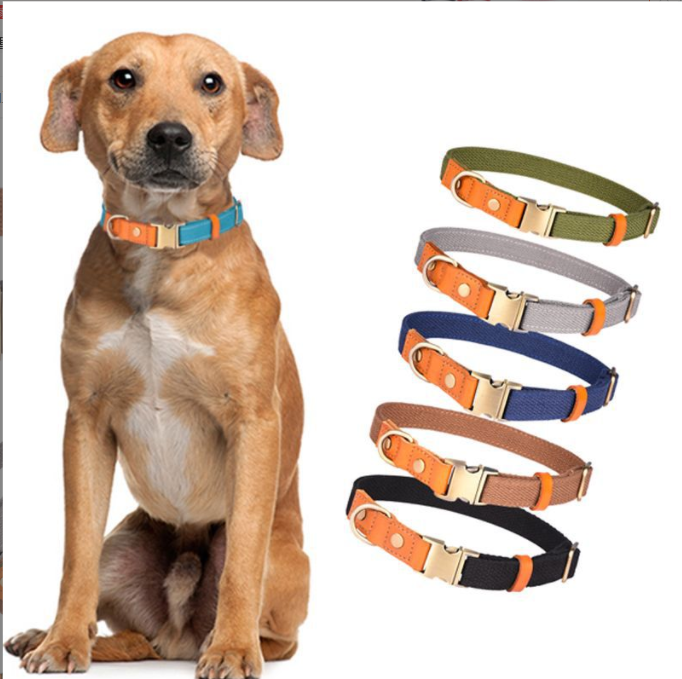 New First Layer Cove Dog Collar Engraved With Id Soft Breathable Dog Collar Pet Collar