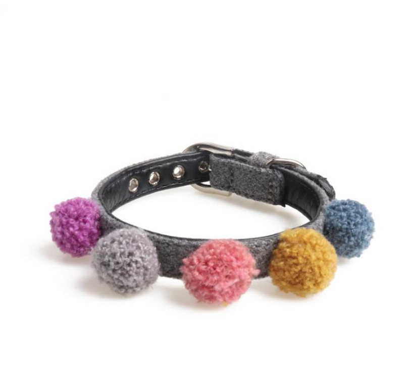Wholesale Custom Fashion Innovative Personalized Velvet Pu Leather Dog Collar
