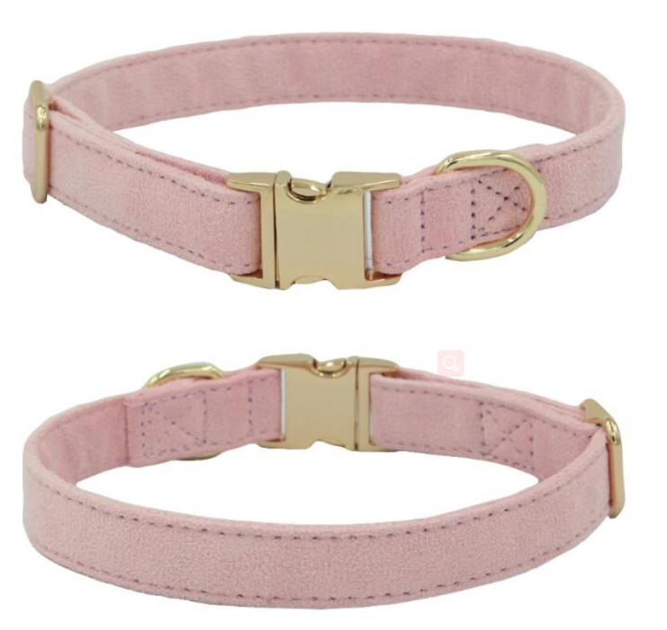 Eco-friendly Luxury Designers Solid Color Specialized Double Layer Dog Collars