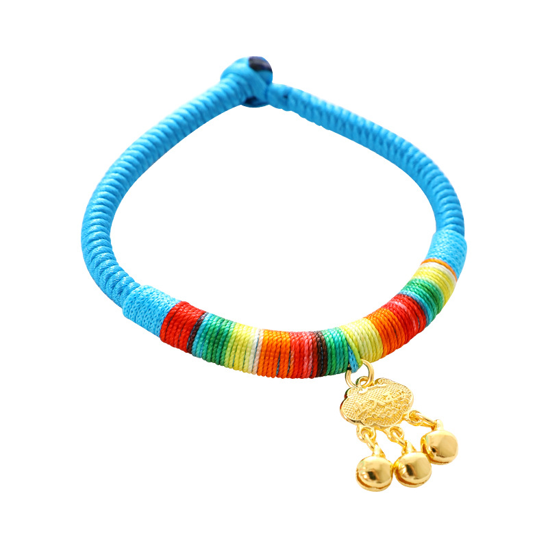 2022 Factory Creative Handmade Colorful Pet Cat Collar New Design Small Dog Collar With Bell