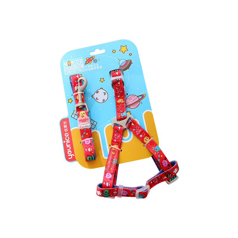 High Quality Pet Dog H-shaped Chest And Back Leash Adjustable Small Dog Teddy Pet Harness For Dogs