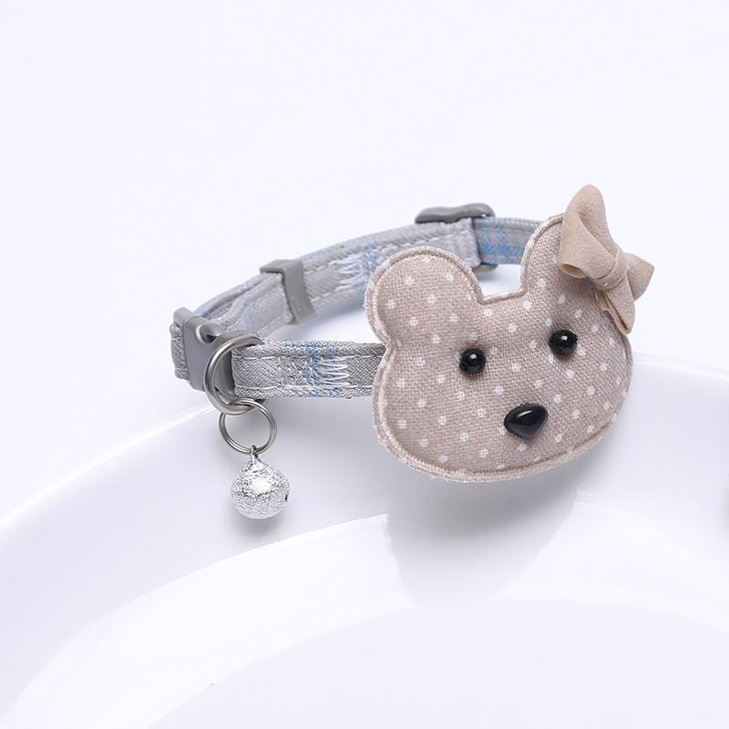 Lovely Design High Quality Animal Shape Cat Collar Comfortable Pet Decoration Adjustable