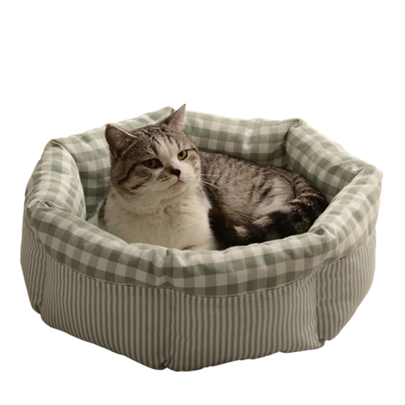 Winter Print Dog Kennel Cotton Wool Pet Kennel Pet Bed