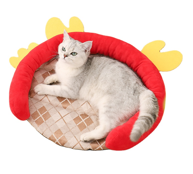 Crab Cat Nest Summer Mat Small Dog Kennel Durable Washable Pet Bed
