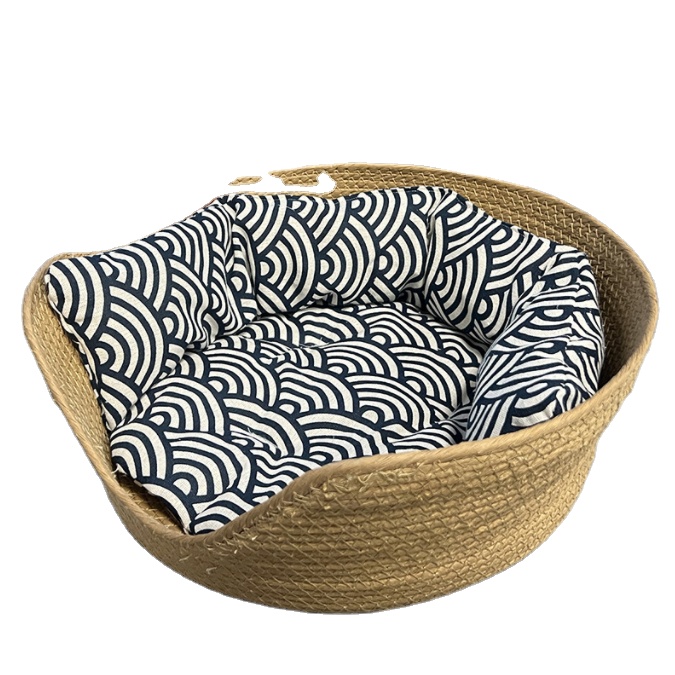 Cat Nest Spring And Summer Hand Woven Cat Bed Breathable Cool Cool Dog Nest