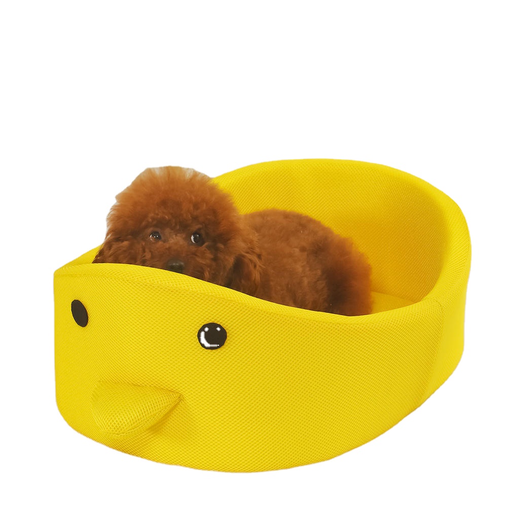 Dog Nest Mesh Breathable Round Cartoon Cat Nest Deep Sleep Mesh Cat Pad Round Dog Nest
