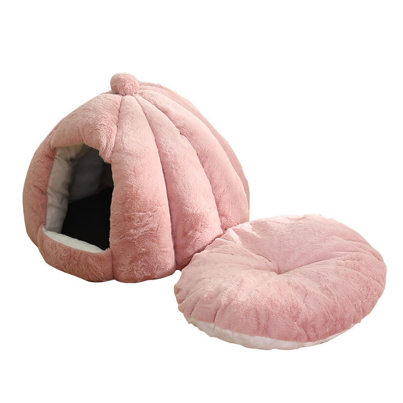New Design High Quality Plush Cat Nest Cat Bed Comfortable Warm Breathable