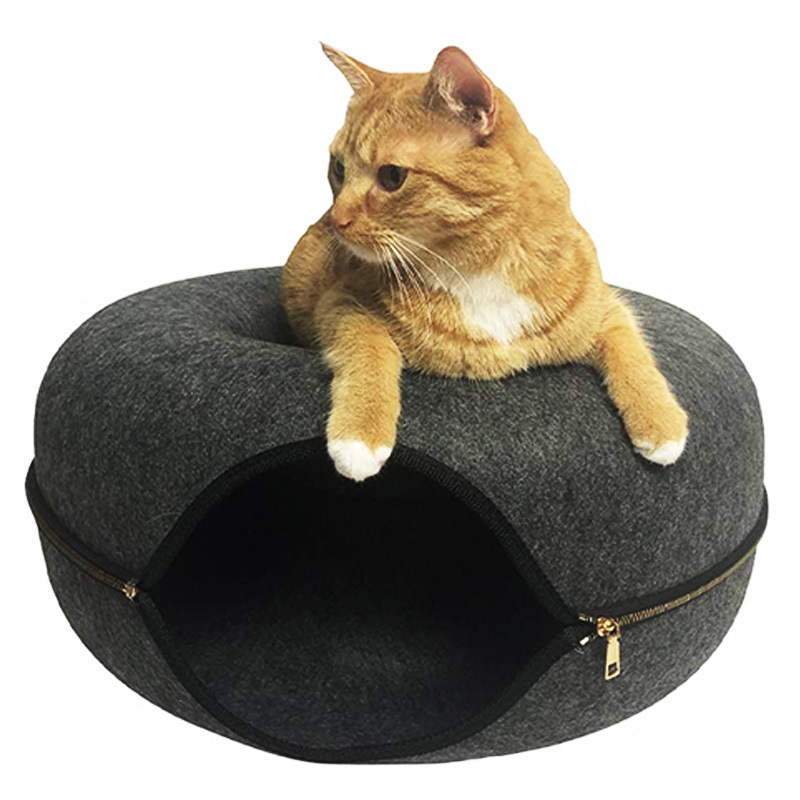 High Quality Pet Cat Bed Cat Toy Tunnel Comfortable Four Season Removable