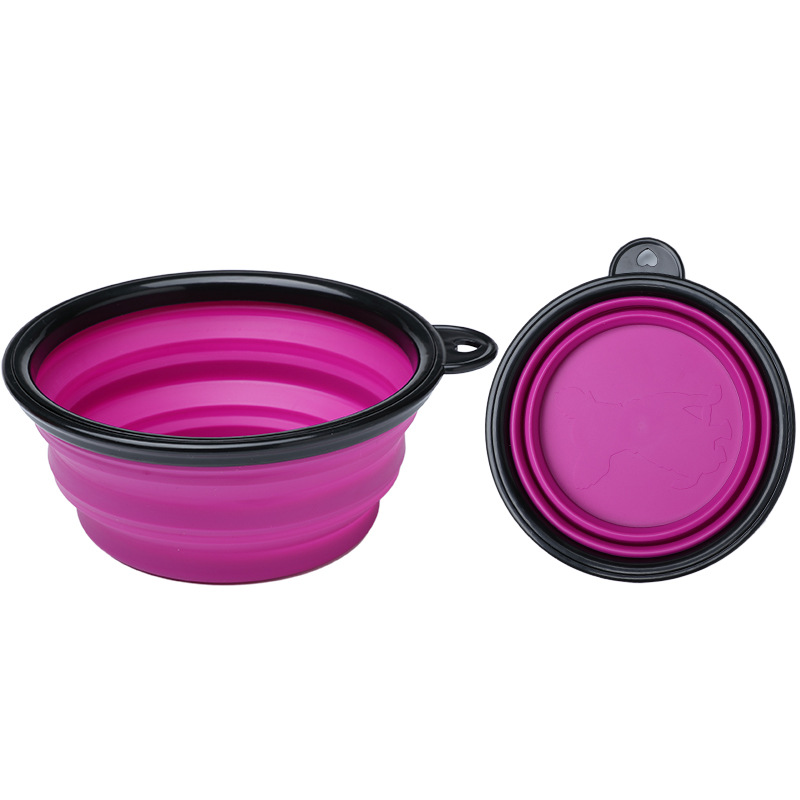 Manufacturers Direct Wholesale Travel Folding Silicone Dog Bowl