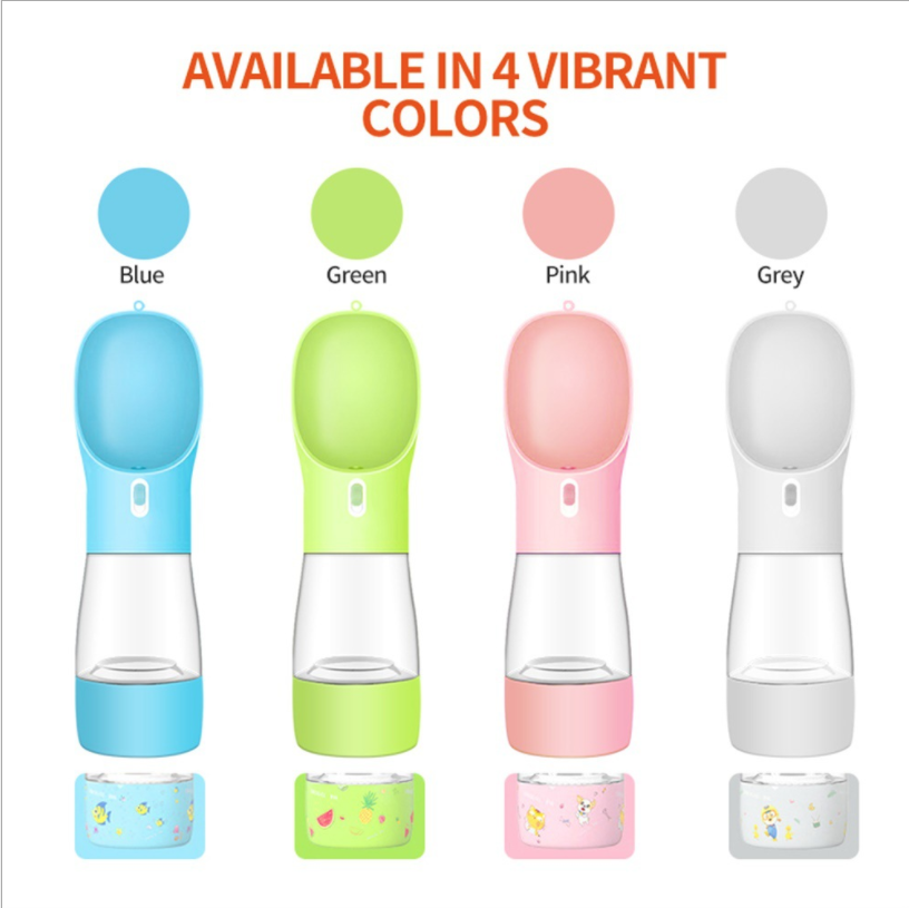 Pet Supplies Multi-functional Pet Water Cup Outside Water Food Cup Portable Accompanying Cup Dog Feeder Water Dispenser