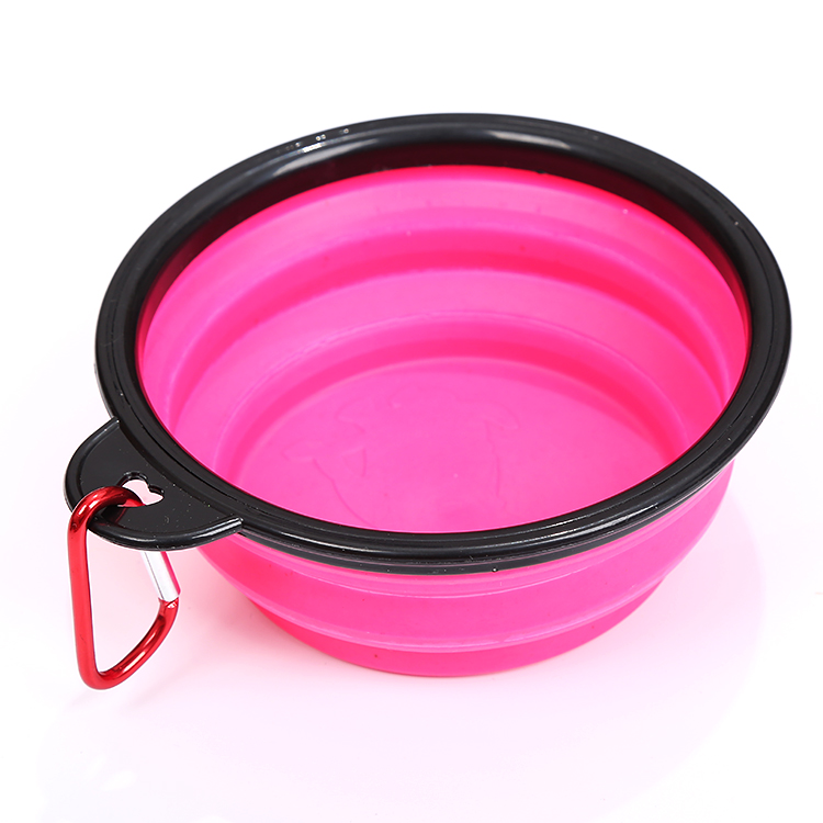 Collapsible Dog Bowl,Foldable Expandable Cup Dish For Pet Cat Food Water Feeding Portable Travel Bowl