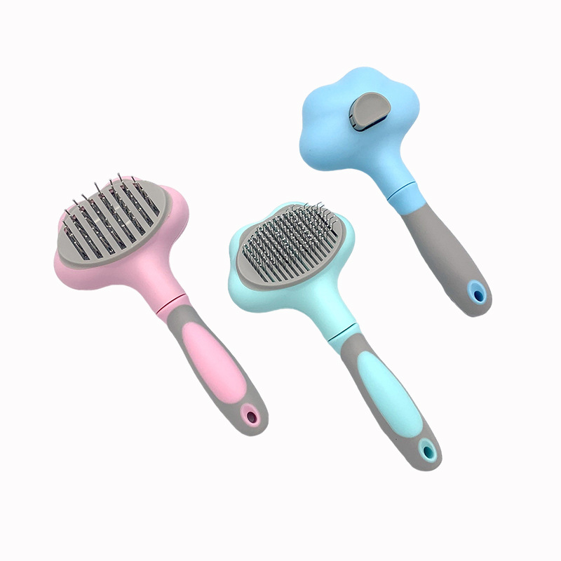 New Pet Grooming Comb Hair Removal Comb Massage Comb Dog Automatic Pet Supplies