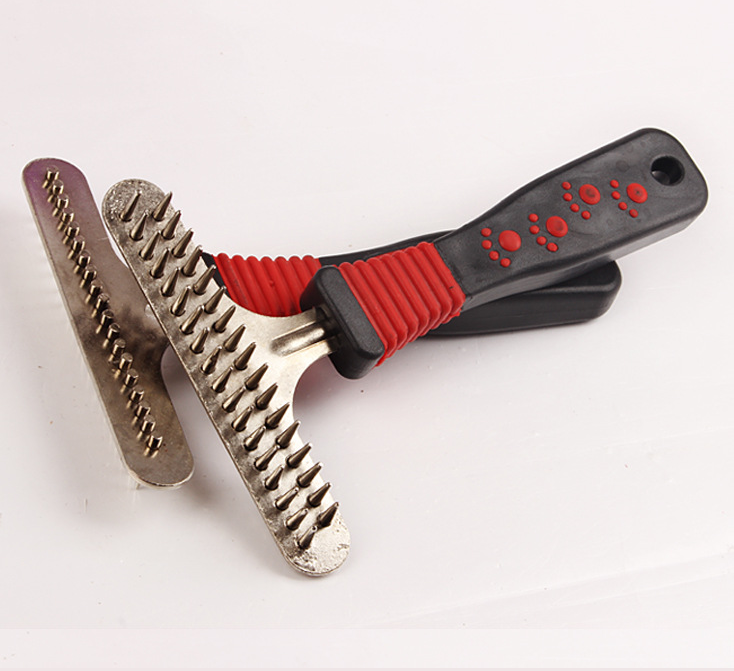Manufacturer Direct Wholesale Steel Nails Rake Comb For Beauty Dog Pet Beauty Cleaning Grooming Comb