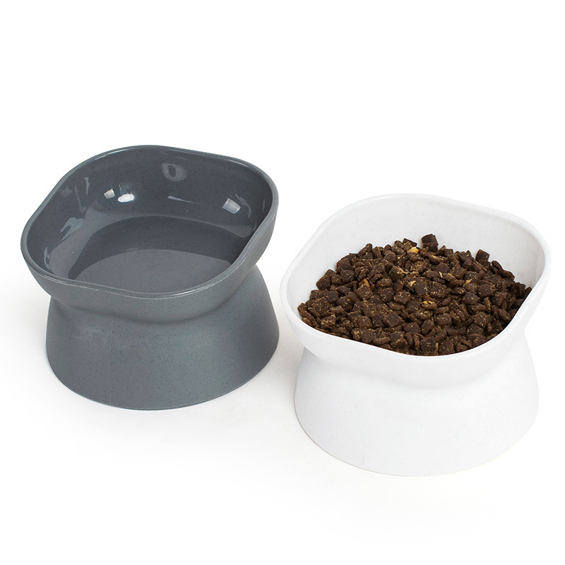 Factory Direct Sales Slant Mouth Anti-spill Dog Food Bowl Drinking Bowl Pet Supplies