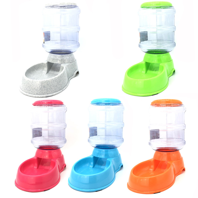 Pet Cat Feeder Cat And Dog Food Basin Water Bowl Drinking Basin 3.5l