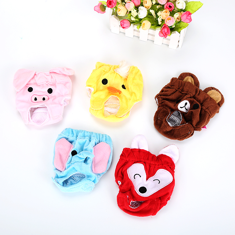 Wholesale Kawaii Reusable Washable Female Dog Sanitary Pant Diapers