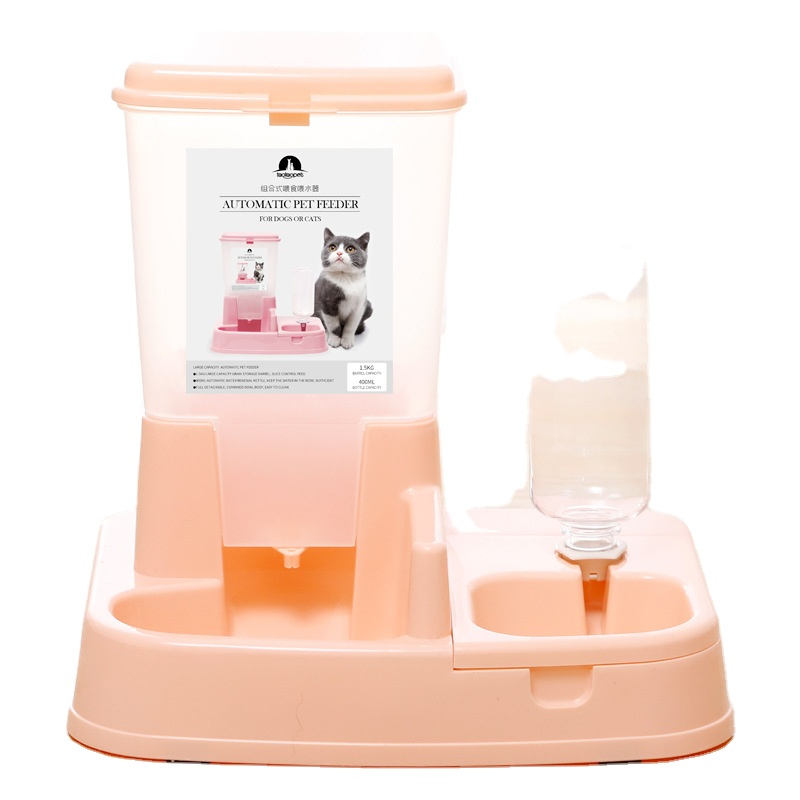 Factory Direct Combined Multifunctional Pet Feeder Automatic Water Dispenser Pet Supplies