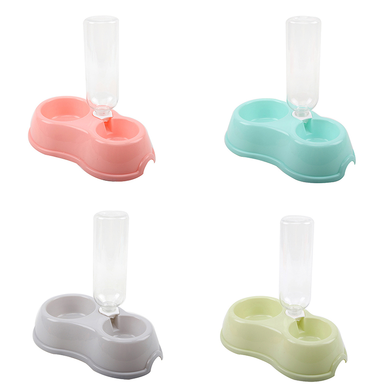 New 500 Ml Drinking Bottle Detachable Plastic Water Feeder Dog Bowl