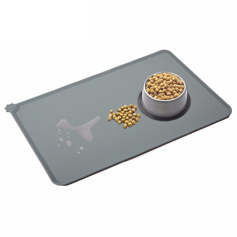 Non Spill Food Pad Water Cushion Bowl Mat Silicone Waterproof Dog Cat Feeding Pet Mats Tray