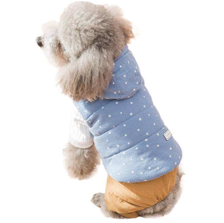 Wholesale Eco-friendly Warm Thick Cotton Winter Dog Clothes