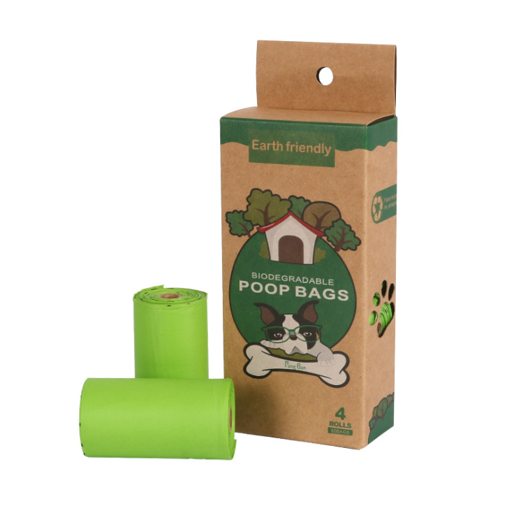 Corn Starch Biodegradable And Compostable Pet Garbage Bag Pick Up Bag Dog Poop Bag