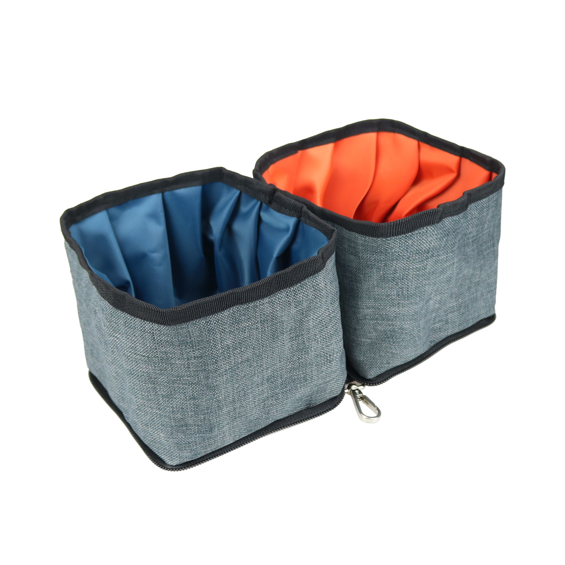 Collapsible Wet And Dry Feeding Dog Bowl Portable Pet Folding Bowl Outdoor Folding Cat And Dog Pet Bowl