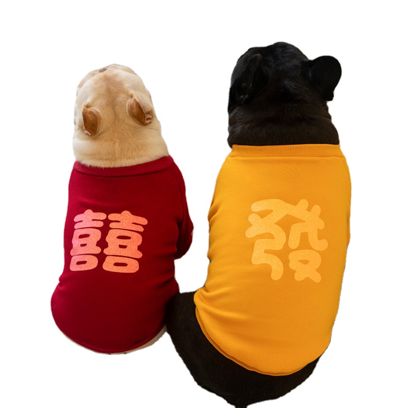 Pet Clothes Autumn And Winter Clothing Fleece Warm Dog Hoodie Glow-in-the-dark Pet Supplies