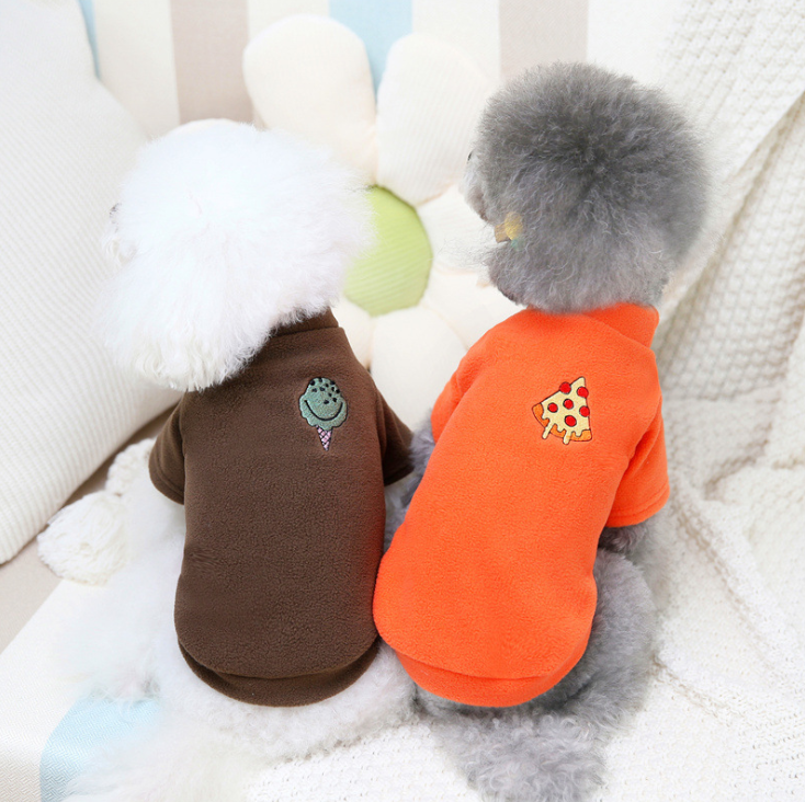 New Autumn And Winter Small Dogs And Cats Two-legged Clothes