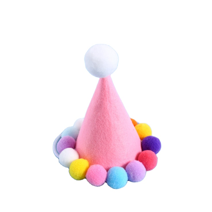 Pet Product Hair Decoration Christmas Birthday Party Adjustable Cat Hat