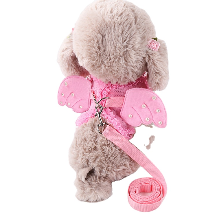 Hot Selling Pearl Angel Pet Chest Strap Traction Rope Pet Supplies