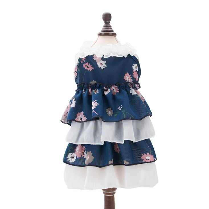 New Summer Dog Clothes Small Dog Thin Breathable Princess Dress Pet Clothes