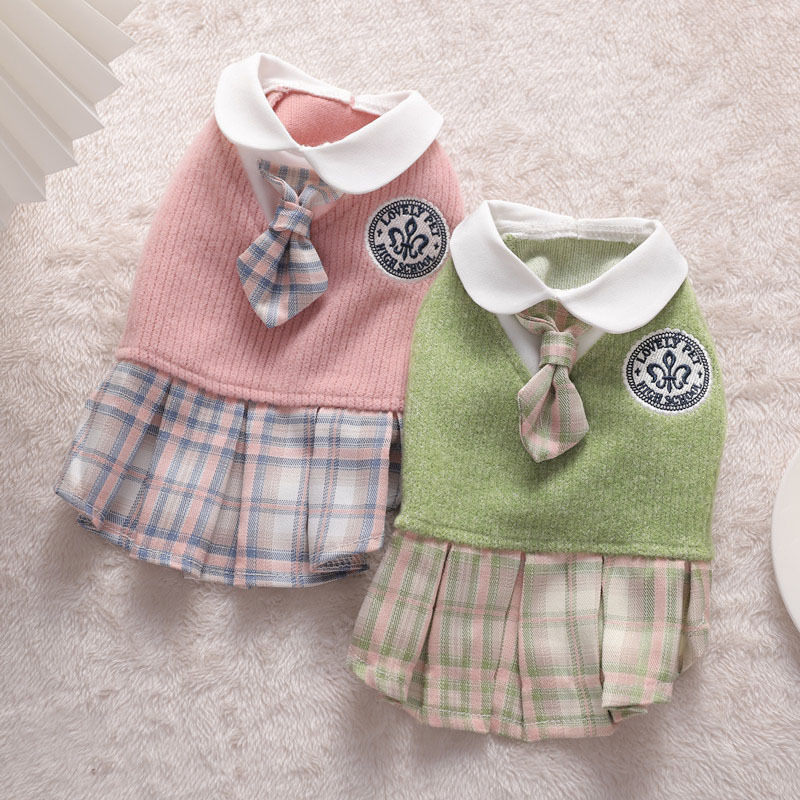 Puppy Dog Clothes Cute Pet Small Dog Princess Skirt Spring Skirt Thin