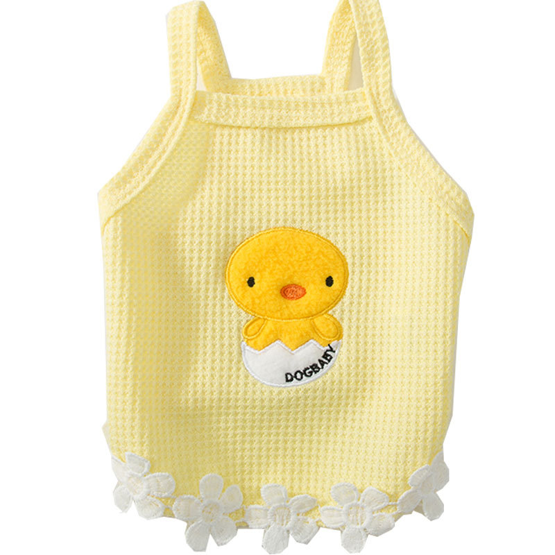 Chicken Halter Skirt Pet Clothes Dog Clothes Spring/summer Thin Style Dog Clothes