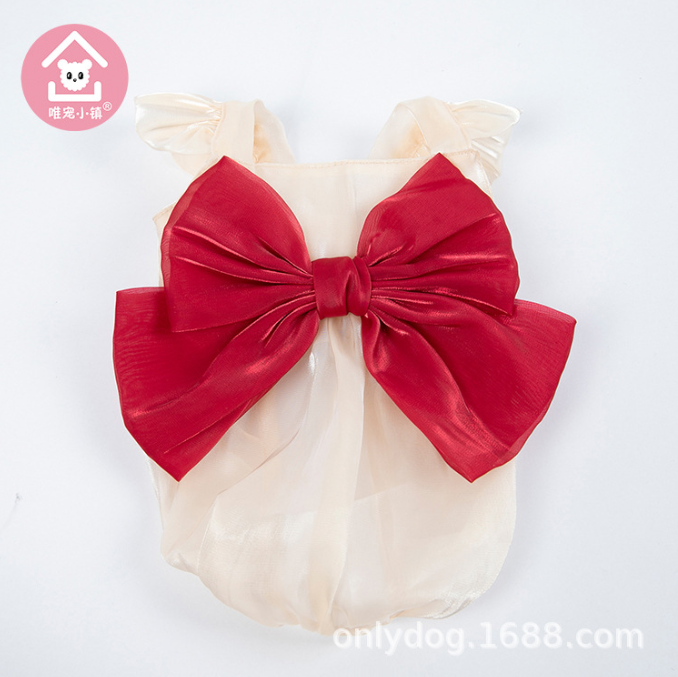 Popular Style Summer Dog Dress Luxury Pet Dog Clothes Dog Skirt