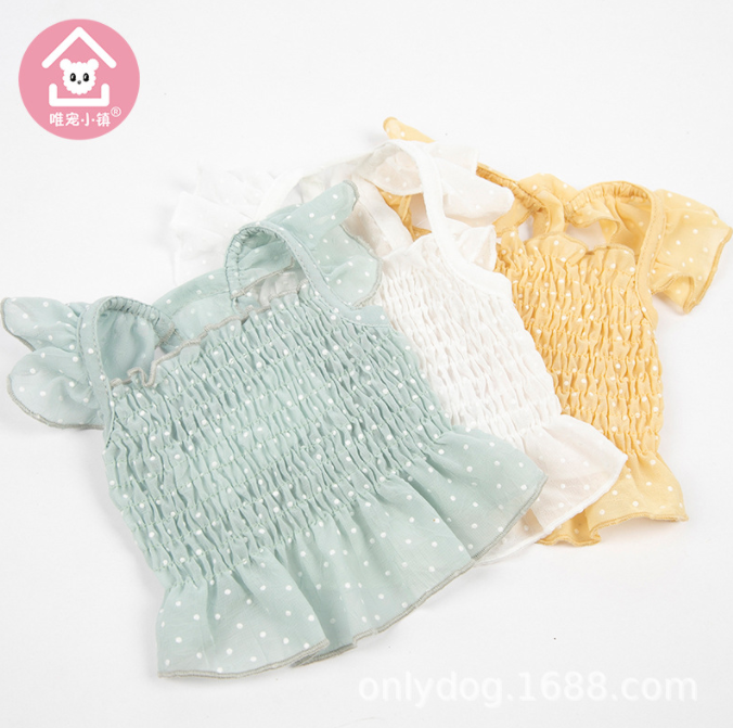 New Arrival Summer Dog Dress Luxury Pet Dog Clothes Dog Vest