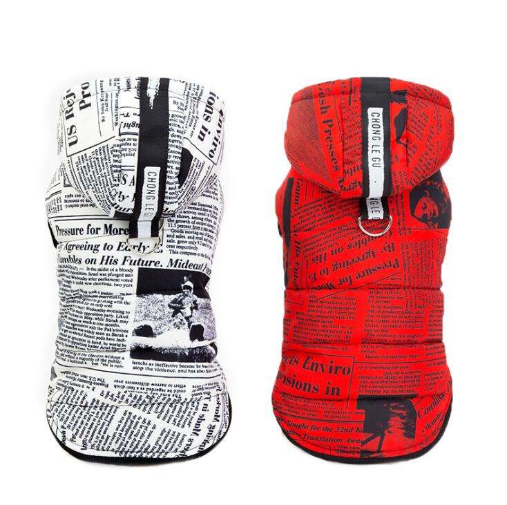 In Stock Comfortable Thick Heated Luxury Winter Cotton Dog Coat Clothes